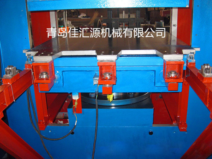 框架式帶自動(dòng)推拉平板硫化機(jī)-200噸框式橡膠硫化機(jī)